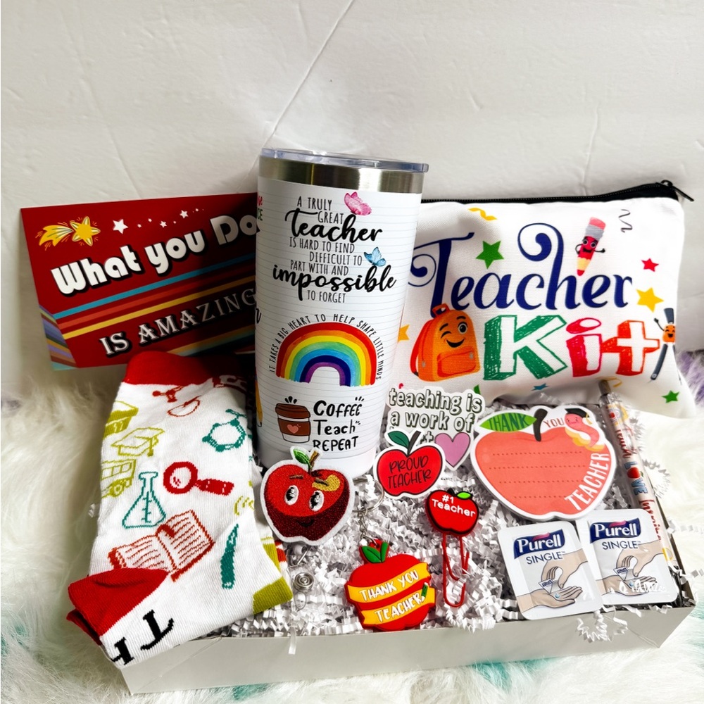 Teacher Gift Set With Tumbler And Accessories